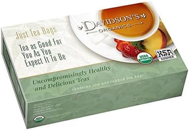 Davidson's Organics, Decaffeinated Green, 100-count Unwrapped Tea Bags - Image 3