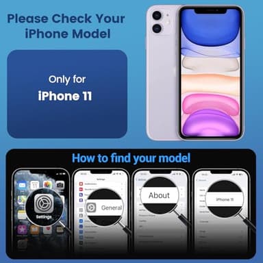 Temdan for iPhone 11 Case Clear, [Compatible with Magsafe][Anti-Yellowing][Military-Grade Protection] Shockproof Slim Phone Case Cover, Clear - Image 2