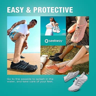SEEKWAY Water Shoes for Women Adult Quick-Dry Aqua Sock Barefoot Men for Beach Swim River Pool Lake Hiking Kayaking Surfing - Image 7