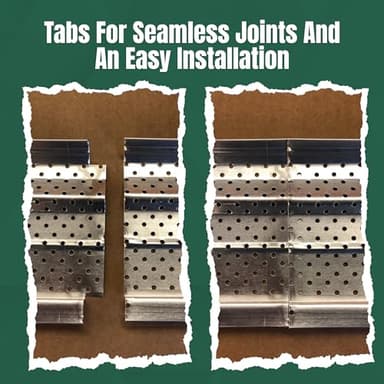 A-M Gutter Guard - Heavy Duty Lifetime Quality Aluminum Leaf & Debris Protection for 5-inch and 6-inch (5 Inch-200 Feet, Mill Finish) - Made in The USA - Image 7