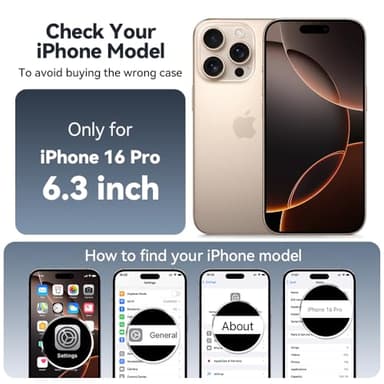 CASEKOO Ultra-Magnetic Stand for iPhone 16 Pro Case [Military Drop Protection] [Compatible with MagSafe] Shockproof Translucent Matte Slim Ring Holder Case for iPhone 16 Pro 6.3", Black - Image 9
