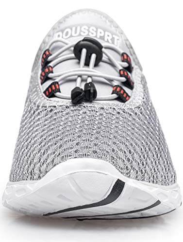 DOUSSPRT Women's Water Shoes Quick Drying Sports Aqua Shoes Grey Size 8.5 - Image 7
