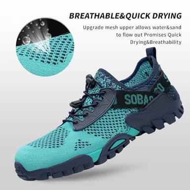 SOBASO Water Shoes Men Quick Drying Hiking Beach River Swim Shoes for Pool Surf Boating Kayaking - Image 2