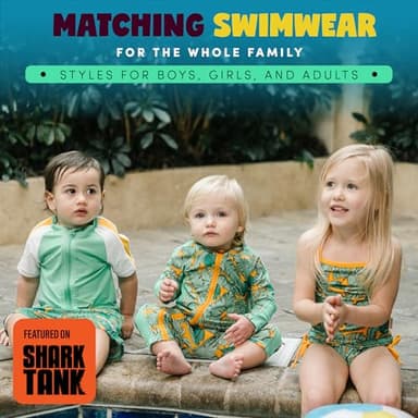 SwimZip Boys' Long-Sleeve UPF 50+ Swimsuit for Baby, Toddler, & Little Boys - Image 8