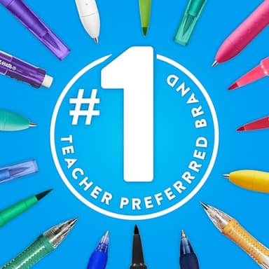 Paper Mate Flair Felt Tip Pens Medium Point 0.7 Millimeter Marker Pens Back to School Supplies for Teachers & Students Assorted Colors 24 Count - Image 7