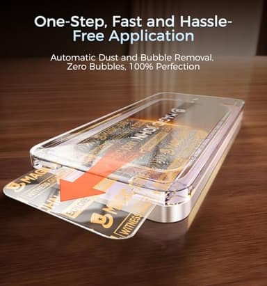 MAGIC JOHN 3rd Gen Upgraded for iPhone 16ProMax Privacy Screen Protector 6.9 Inch,25°Anti-Spy Screen,Shockproof Tempered Glass,Auto Dust-Removal,Bubble Free,Easy Installation,2 Pack - Image 4