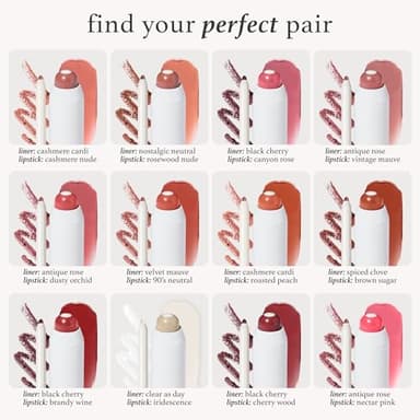 Julep With a Trace Retractable Creamy Long-Lasting Lip Liner, Antique Rose - Image 8