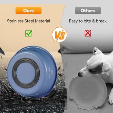 Stainless Steel Metal Dog Bowl Set of 2, Animire Nonslip Dog Water and Food Bowl, Easy to Clean, Each Holds 3.8 Cup - Image 7