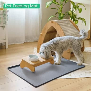 TRZZ Silicone Waterproof Under Sink Mat 34" x 22", Drip Tray and Cabinet Liner for Kitchen and Bathroom, Prevents Water Damage and Organizes Cabinets (Grey) - Image 5