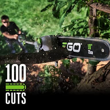 EGO Power+ Pole Saw, Cordless Electric Pole Saw for Tree Trimming with Telescopic LED Cut Line Indicator, Includes 56V 2.5Ah Battery and Charger - PS1001 - Image 4