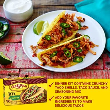 Old El Paso Taco Dinner Kit, Crunchy, 8.8 oz. - Image 5