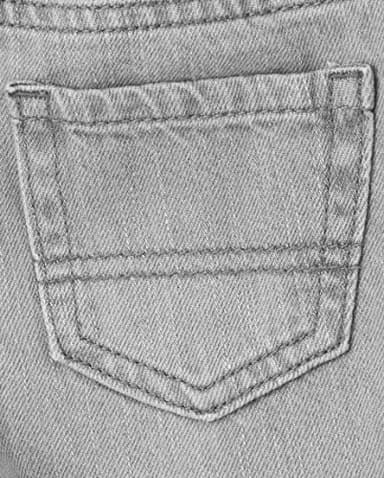 The Children's PlaceBaby Boysand Toddler Multipack Basic Skinny JeansBlack Wash/Dove Gray Wash 2-Pack12-18 Months - Image 3