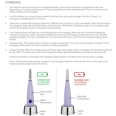 Michael Todd Beauty - Sonicsmooth – SONIC Technology Dermaplaning Tool - 2 in 1 Women’s Facial Exfoliation & Peach Fuzz Hair Removal System with 8 Weeks of Dermaplaning Blades - Image 7