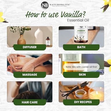 NaturoBliss Vanilla Essential Oil (4oz) Premium Quality - Image 5