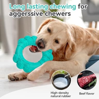 DAOZIJI Indestructible Dog Chews - Super Duty Chew Toys for Aggressive Dogs, Puppy Teething Relief & Interactive Play - Image 3