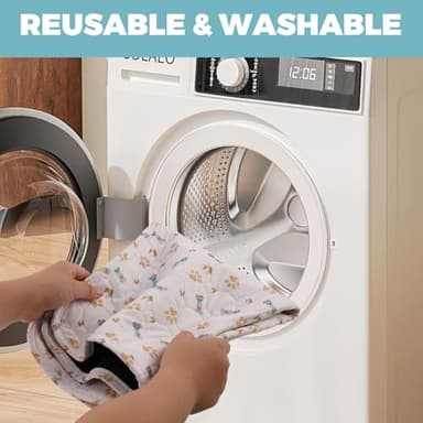 SweetBin Washable Dog Pee Pads, 2-Pack Absorbent Reusable Puppy Pads, Machine Washable, Soft and Non-Slip, Waterproof and Leak-Proof Training Mats, Perfect for Crate, Sofa, Playpen, Bed - Image 7