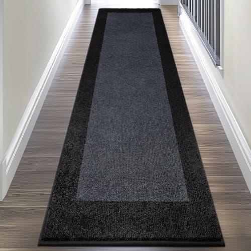 DOMUSTEX Machine Washable Kitchen Rug 24" x 96", Non Slip Kitchen Mat for Floor, Absorbent Entrance Runner Rug for Bedroom, Hallway, Bathroom, Door (Roll Packing) - Image 1