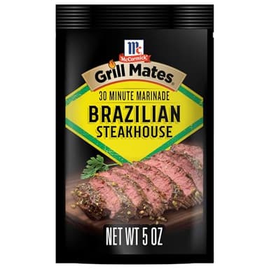 McCormick Grill Mates Marinade, Brazilian Steakhouse, 30 Minute Liquid Marinade, Single Use Pouch, No Waste, Exciting Brazilian-Style Flavor for Chicken, Steak, and More, 5 oz (Pack of 6) - Image 4