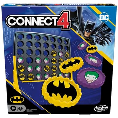 Connect 4 Batman Game | Batman-Themed 4 in a Row Game | Ages 6 and Up| for 2 Players | Strategy Board Games for Kids and Families (Amazon Exclusive) - Image 1