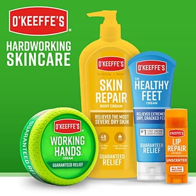 O'Keeffe's Working Hands Night Treatment Hand Cream and Healthy Feet Night Treatment Foot Cream, 7 Ounce Tube - Image 8
