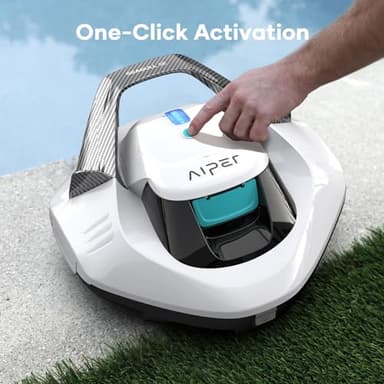 (Renewed) AIPER Cordless Robotic Pool Cleaner, Pool Vacuum with Self-Parking Technology, Portable, Ideal for Above-Ground Flat Pool up to 40 Feet - Image 7