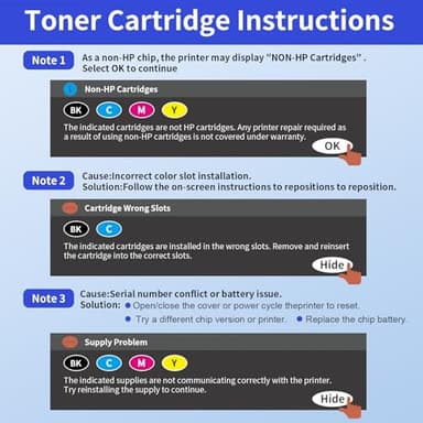 218X Toner Cartridges 4 Pack High Yield (with Chip) Compatible Replacement for HP 218X 218A for Color Laserjet Pro 3201dw MFP 3301fdw 3301cdw 3301sdw Printer Ink W2180X W2180A (BCMY, 4-Pack) - Image 6