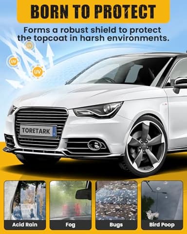 Carceracot Ceramic Coating for Cars (16 oz.), Unmatched Shine Nano Car Wax Coating Spray, No Pungent Smell, Quick Detailer Spray Wax, LONG LASTING Shiny Car Stuff with Microfiber Towel, Easy to Apply - Image 6