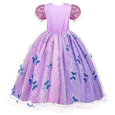 Meland Princess Dresses for Girls - Light Up Princess Costume for Little Girls, Halloween Costumes for Toddler Age 3-10, Birthday Gift for Girl (5-6 Years) - Image 8