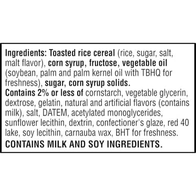 Rice Krispies Treats Mini Marshmallow Cereal Bars, Holiday Snacks, Snack Bars, Original with Holiday Sprinkles, 12.4oz Box (32 Bars) - Image 11