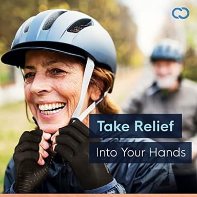 Copper Compression Arthritis Gloves | Fingerless Arthritis Carpal Tunnel Pain Relief Gloves For Men & Women | Hand Support Wrist Brace For Rheumatoid, Tendonitis, Swelling, Crocheting, Typing (M) - Image 7