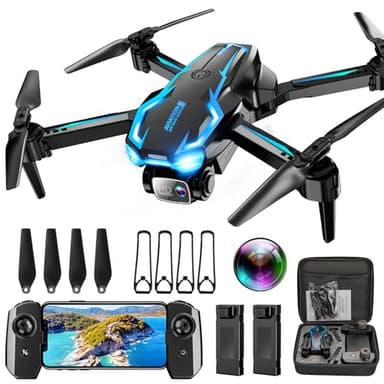 2K HD FPV Drone with Camera for Adults - Altitude Hold, One-Key Takeoff/Landing, 3 Speed Modes, Headless Mode, 2 Batteries, Foldable & Portable, Best Gifts for Beginners, Teen Boys & Girls - Image 1