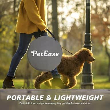 PETEASE Multi-Purpose Cat Enclosure Playpen - Foldable Indoor & Outdoor Cat Kennel with Private Bathroom, Water Bottle, Teasing Stick, Litter Box, and Waterproof Mat - Image 9