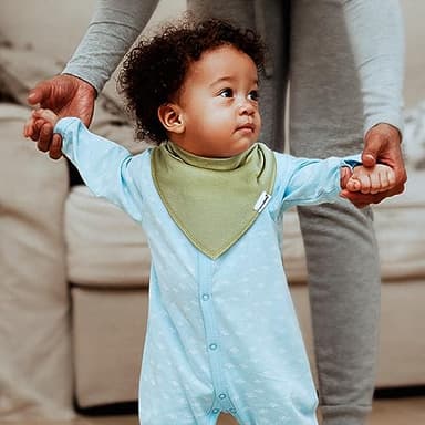 Baby Bandana Drool Bibs for Boys Girls,Super Absorbent Triangle Baby Bibs for Drooling and Teething,100% Cotton Soft for Infant,Newborn 12Pack - Image 5