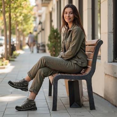 NORTIV 8 Women's Waterproof Hiking Boots Outdoor Trekking Camping Trail Hiking Boot Seeker,Size 5,Light Grey,Seeker - Image 6