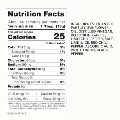 Roland Foods Chimichurri Sauce, 35.2 Ounce Jar, Pack of 1 - Image 2