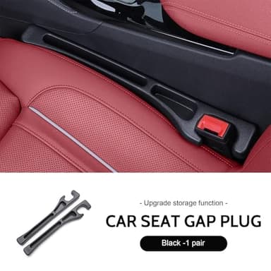 Lalalancer 2PCS No Drop Seat Guard,2025 New Car Seat Side Gap Filler Organizer, Drop Seat Guards for Cars(Black) - Image 6