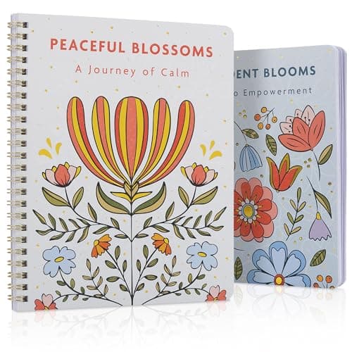 Beautiful Adult Coloring Book Set of 2 for Relaxation - Affirmation and Inspirational Books Making it a Great Gift - Perfect Stress-Relieving Books Fun to Color for Women - Image 1