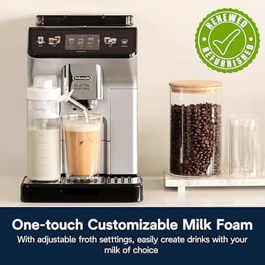 De'Longhi Eletta Explore Fully Automatic Espresso Machine with Cold Brew, ECAM45086S (Renewed) - Image 6