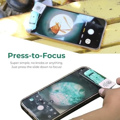 Keychain Microscope (Make-roscope by Jeremake) x125 Magnification for iPhone, iPad and Android Phone/Tablets - Image 5