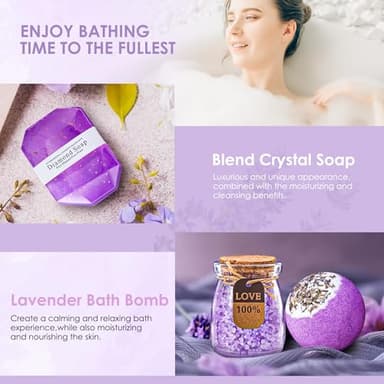 Mothers Day Gifts for Mom, Gifts for Women, Unique Birthday, Christmas, Valentines, Galentines Gift for Women Her, Wife, Teacher, Best Friend, Girlfriend, Sister, Coworker (Lavender) - Image 5