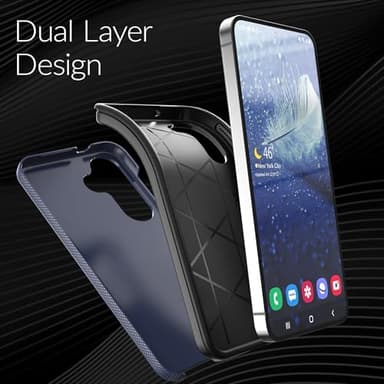 Crave Dual Guard Compatible with Samsung Galaxy S25 Case, Shockproof Protection Dual Layer Case for Samsung Galaxy S25 - Navy - Image 4