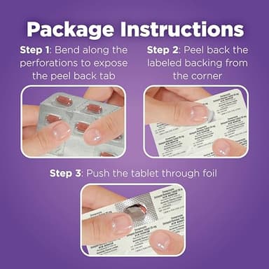 Amazon Basic Care Omeprazole Delayed Release Tablets 20 mg, Treats Frequent Heartburn, Acid Reducer, Heartburn Medicine, 42 Count (Pack of 1) (Packaging may vary) - Image 6