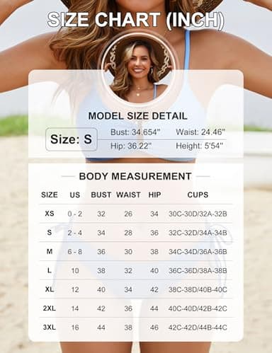 Blooming Jelly Womens Sexy 2 Piece Bikini Sets Cheeky High Cut Bathing Suit Color Block Textured U-Wire Swimsuits 2025(M,Black) - Image 6