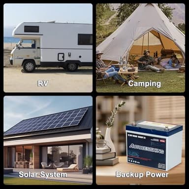 Autocessking 12V 100Ah BCI Group 24 LiFePO4 Battery, 100A BMS Rechargeable Mini Lithium Battery with Low-Temp Protection, Up to 15000 Cycles Perfect for RV, Camping, Solar, Off-Grid and Boat - Image 7
