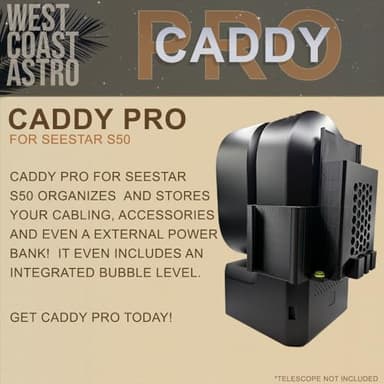 ZWO Seestar S50 - Caddy Pro (Storage Caddy with Integrated Bubble Level) - Image 2