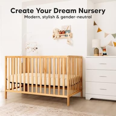 KeaBabies 2-Pack Fitted Crib Sheets for Boys, Girls, Baby - Soft Bamboo Viscose Cotton, 52x28 Standard Crib Mattress Sheets, Toddler Bed Mattress Cover, Gender Neutral, Breathable, Durable (Pecan) - Image 5