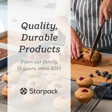 Starpack 'Bakers Gonna Bake' High Performance Nonstick Rectangular Baking Pans set of 3 - Image 5