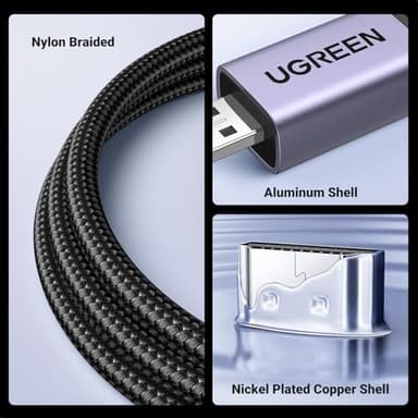 UGREEN 8K Micro HDMI to HDMI Cable 6.6FT, 2.1 Aluminum Shell Braided 48Gbps Ultra High Speed 8K@60Hz, 4K@240Hz Support HDR eARC Dolby Compatible with GoPro Raspberry Pi 5 Camera Nikon - Image 4