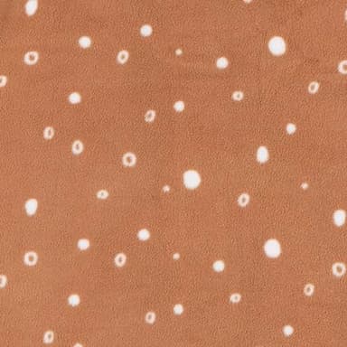 GerberBaby Unisex Fleece Wearable Blanket, Brown Dots, 0-6 Months - Image 5