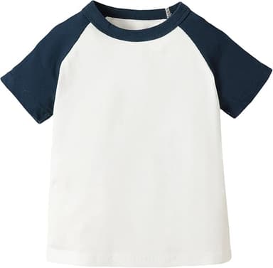 Toddler Baby Girls Boys Tshirt Raglan Shirt Baseball Tee Cotton T-Shirt Short Long Sleeve Solid Color Shirts - Image 1